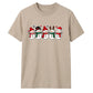 Charming line-up of five snowman Christmas Unisex T-Shirt
