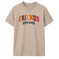 Friendsgiving curved arch font Thanksgiving Unisex T-Shirt