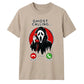 Funny ghost face phone call graphic Halloween Unisex t-shirt