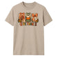 Gingham panels give thanks text Thanksgiving Unisex T-Shirt