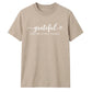 Grateful for little things text Thanksgiving Unisex T-Shirt
