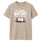Introverted social battery dead Funny Memes Unisex T-Shirt