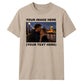 Lovely Personalised Family Picture Text Top unisex t-shirt