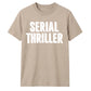 Retro 3D Block Text Serial Thriller Graphic Unisex T-Shirt