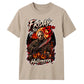 Scary hockey mask killer graphic Halloween Unisex t-shirt