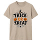 Spooky spider web text graphic Halloween Unisex t-shirt