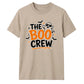 The boo crew ghost text graphic Halloween Unisex t-shirt