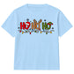 Santa Reindeer Elf Ho Ho Ho Print Christmas Kids T-Shirt