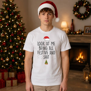 Funny Oh Dear Santa Let Me Explain Christmas Unisex T-Shirt