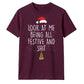 Funny Oh Dear Santa Let Me Explain Christmas Unisex T-Shirt