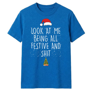Funny Oh Dear Santa Let Me Explain Christmas Unisex T-Shirt