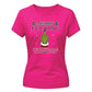 Sarcastic cheeky finger graphic Christmas Ladies T-Shirt