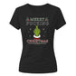 Sarcastic cheeky finger graphic Christmas Ladies T-Shirt