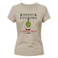 Sarcastic cheeky finger graphic Christmas Ladies T-Shirt