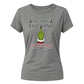 Sarcastic cheeky finger graphic Christmas Ladies T-Shirt