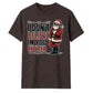 Sarcastic Cool Santa Claus Graphic Christmas Unisex T-Shirt