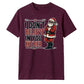 Sarcastic Cool Santa Claus Graphic Christmas Unisex T-Shirt