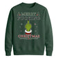 Sarcastic Hand Gesture Rude Christmas Unisex Sweatshirt