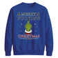 Sarcastic Hand Gesture Rude Christmas Unisex Sweatshirt