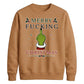 Sarcastic Hand Gesture Rude Christmas Unisex Sweatshirt