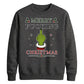 Sarcastic Hand Gesture Rude Christmas Unisex Sweatshirt