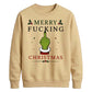 Sarcastic Hand Gesture Rude Christmas Unisex Sweatshirt