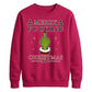 Sarcastic Hand Gesture Rude Christmas Unisex Sweatshirt