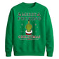 Sarcastic Hand Gesture Rude Christmas Unisex Sweatshirt
