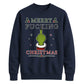 Sarcastic Hand Gesture Rude Christmas Unisex Sweatshirt