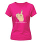 Sarcastic In A Relationshit Middle Finger Ladies T-Shirt