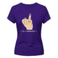 Sarcastic In A Relationshit Middle Finger Ladies T-Shirt