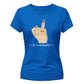 Sarcastic In A Relationshit Middle Finger Ladies T-Shirt