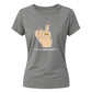 Sarcastic In A Relationshit Middle Finger Ladies T-Shirt