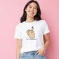 Sarcastic In A Relationshit Middle Finger Ladies T-Shirt