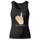 Sarcastic In A Relationshit Slogan Print Ladies Tank Top
