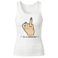 Sarcastic In A Relationshit Slogan Print Ladies Tank Top