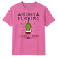 Sarcastic quote finger graphic Christmas Unisex T-Shirt