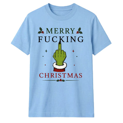 Sarcastic quote finger graphic Christmas Unisex T-Shirt