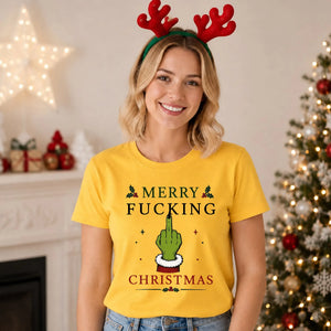 Sarcastic quote finger graphic Christmas Unisex T-Shirt