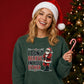 Sarcastic Santa Slogan Print Christmas Unisex Sweatshirt