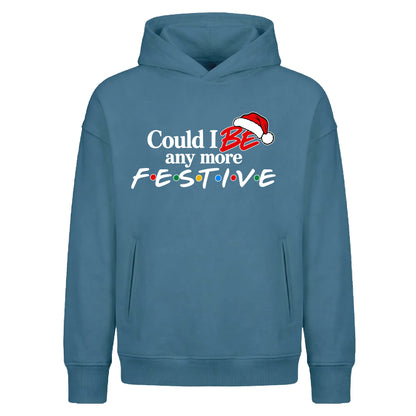 Sarcastic sitcom quote festive Christmas Oversized Hoodie