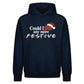 Sarcastic sitcom quote festive Christmas Oversized Hoodie