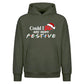 Sarcastic sitcom quote festive Christmas Oversized Hoodie