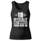 Sassy 18 Officially Self-Managed 18 Birthday Ladies Tank Top
