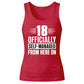 Sassy 18 Officially Self-Managed 18 Birthday Ladies Tank Top