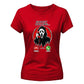 Scary phone call ghost face print Halloween Ladies t-shirt