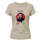 Scary phone call ghost face print Halloween Ladies t-shirt
