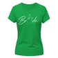 Script Cursive Ring Graphic Engagement Bride Ladies T-Shirt