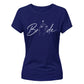 Script Cursive Ring Graphic Engagement Bride Ladies T-Shirt
