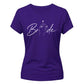 Script Cursive Ring Graphic Engagement Bride Ladies T-Shirt